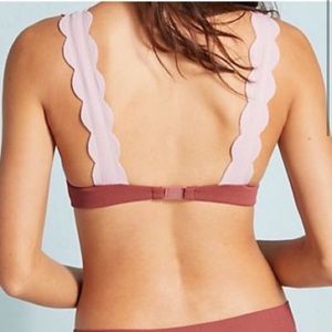 Marysia Swim Swim - NEW! Marysia. Scalloped bikini top. Marysia Swim Swim - NEW! Marysia. Scalloped bikini top.